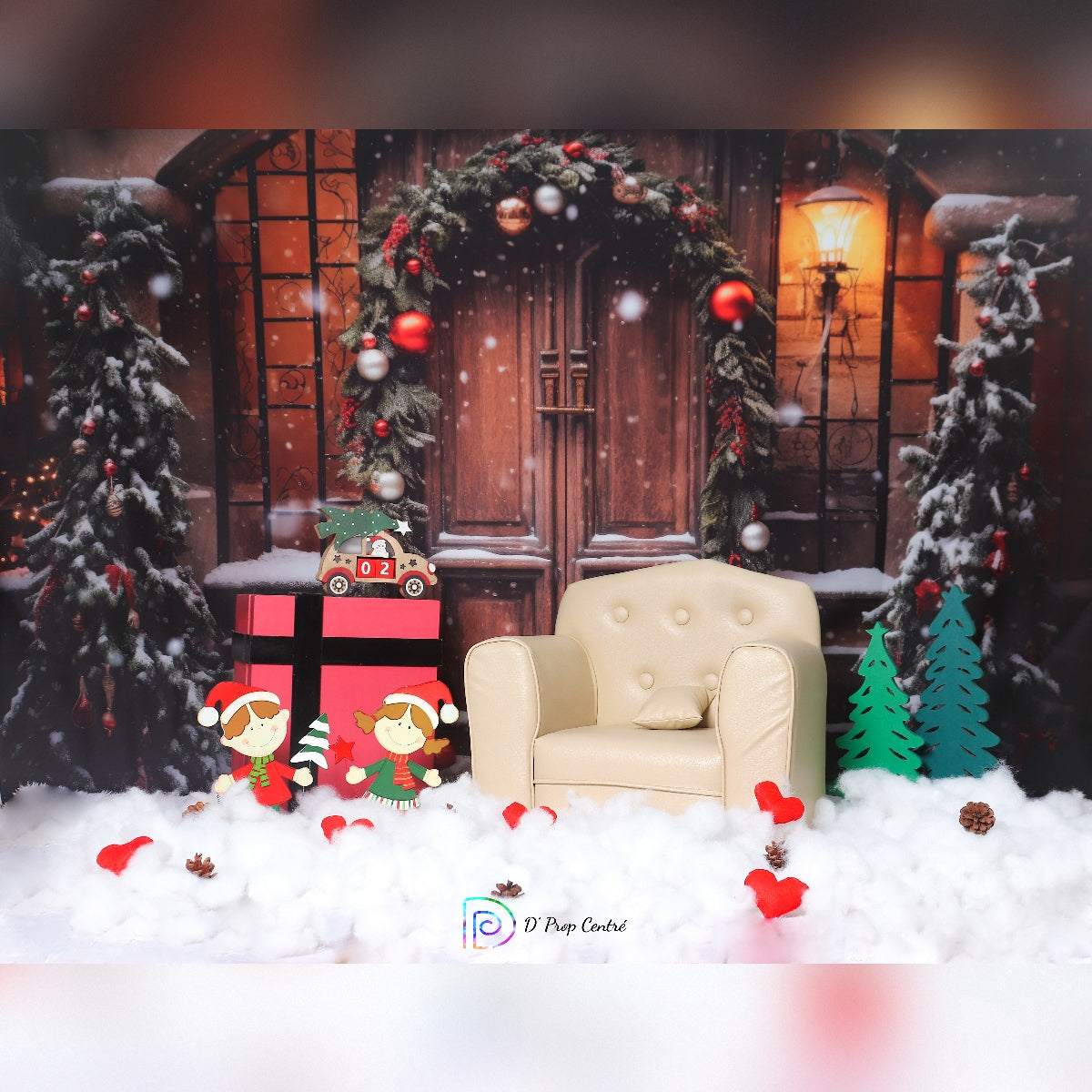 Theme 061 - X Mas Wooden Door Theme