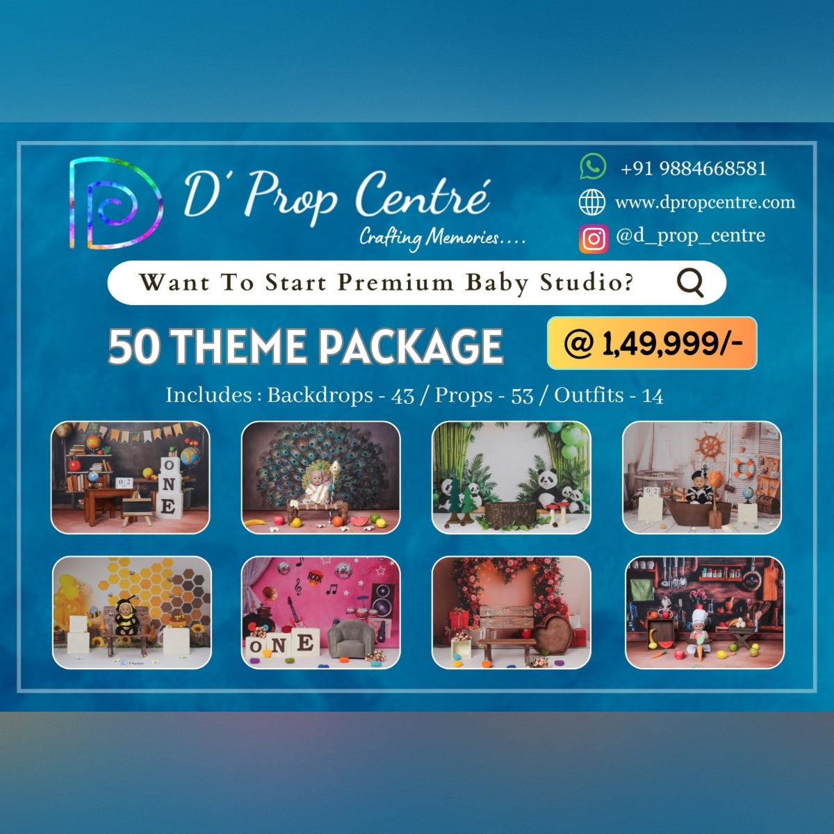 50 Themes @ 1.5 Lakh Package