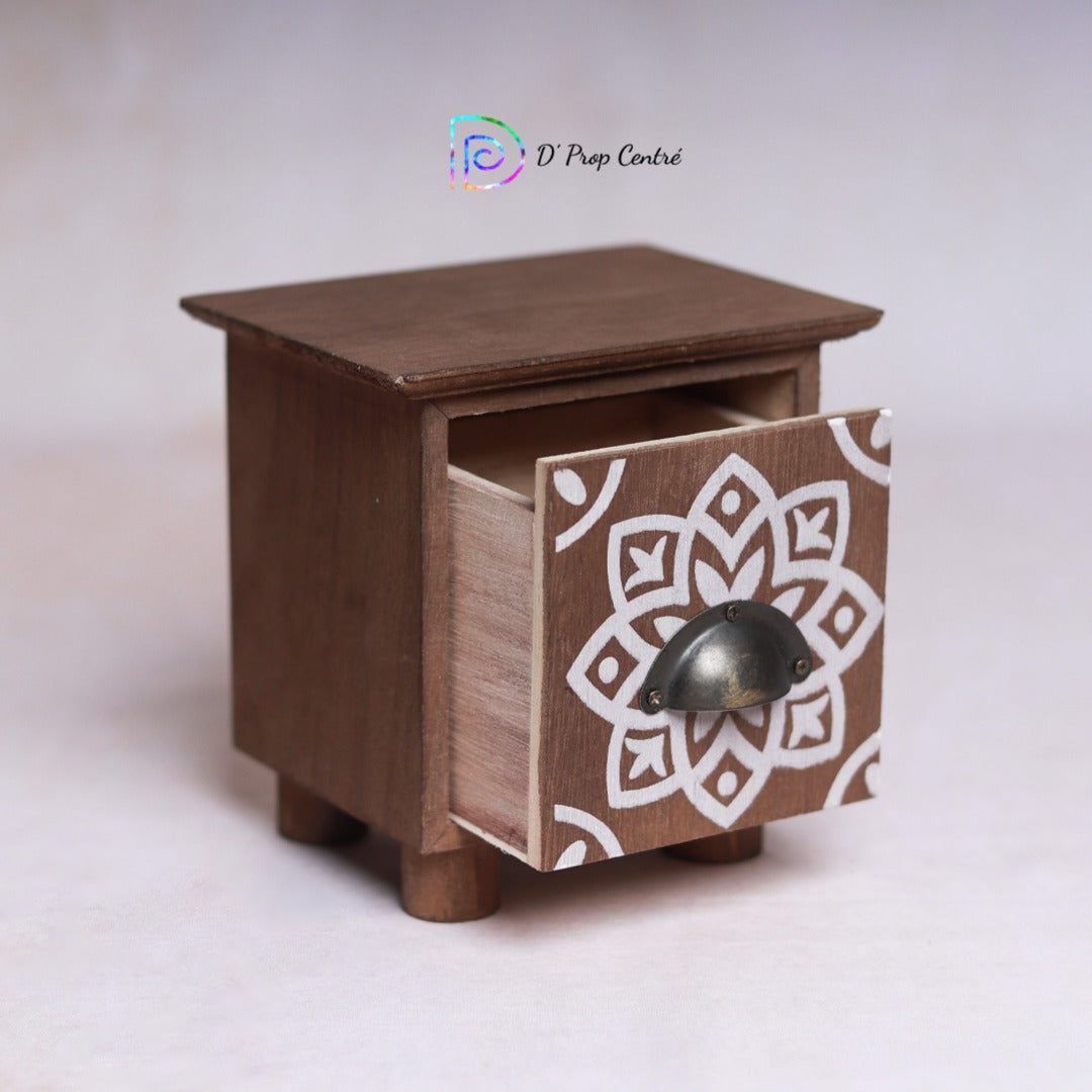 Mini Side Table with Cup & Saucer Set
