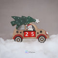 X-Mas Mini Car with Calendar Block